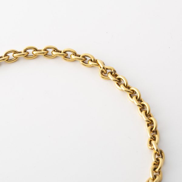 340630kwh490 CHANEL Coco Mark K18 Necklace Gold