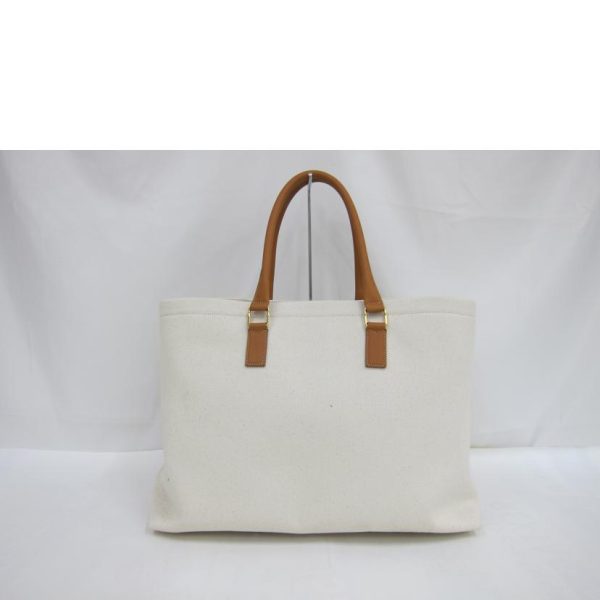 35585 2 Celine Canvas Horizontal Tote Cover Bag