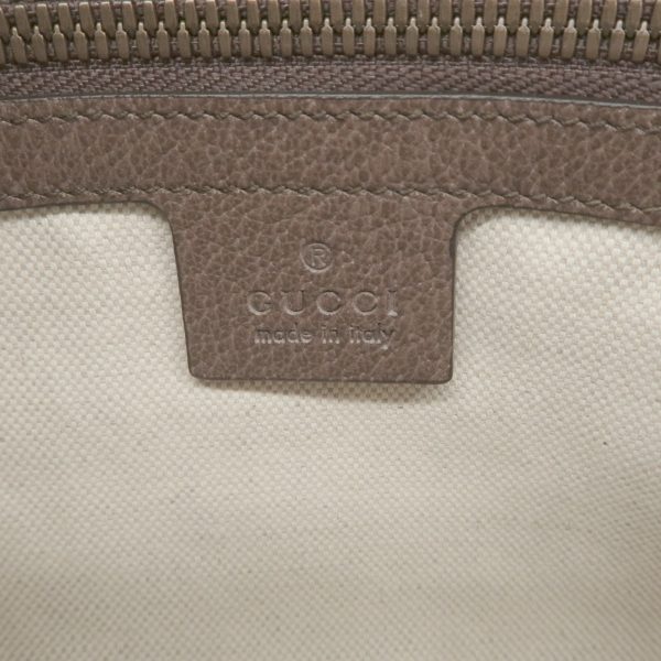 36789 14 10 GUCCI Ophidia GG Supreme Leather Medium Crossbody Shoulder Bag Beige Brown