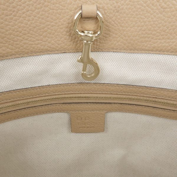 36843 18 10 Gucci Soho Leather Chain Shoulder Bag Beige