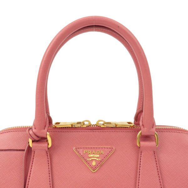 36875 13 3 Prada Leather 2WAY Bag Handbag Shoulder Bag Pink