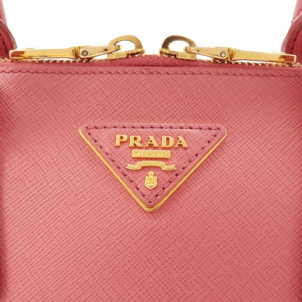 36875 13 4 Prada Leather 2WAY Bag Handbag Shoulder Bag Pink