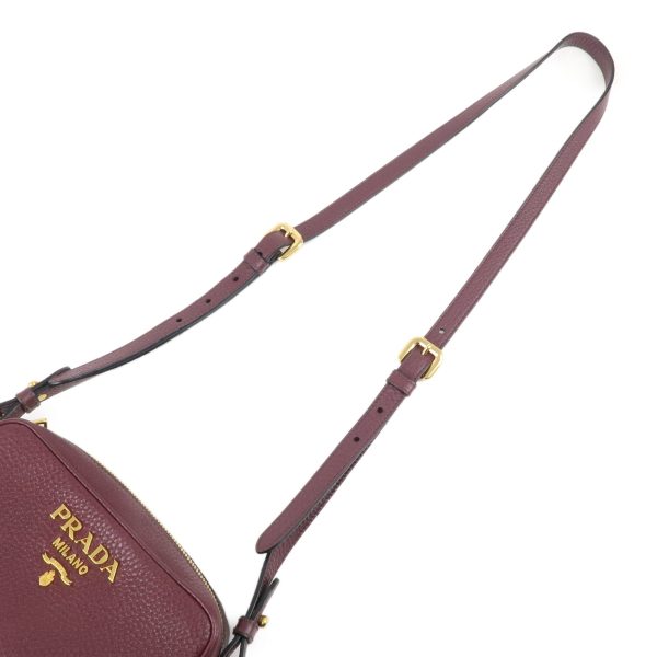 37142 16 4 Prada Leather Crossbody Shoulder Bag Purple