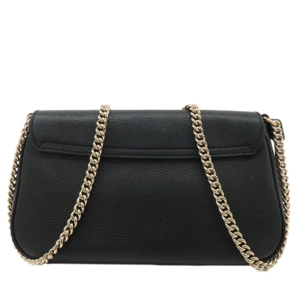 37490 8 2 Gucci Soho Leather Chain Shoulder Bag Black