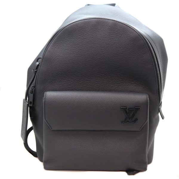 3843 1 Louis Vuitton Take Off leather Backpack Black