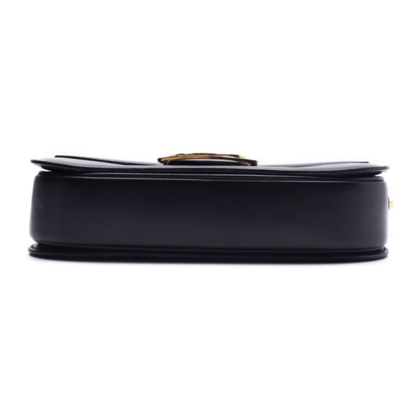 4 Celine Carriage Calf Leather Shoulder Bag Black