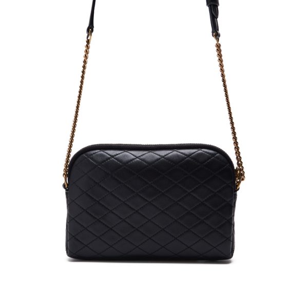 4 Saint Laurent Gaby Chain Leather Shoulder Bag Black