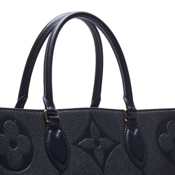 4 Louis Vuitton On The Go GM Monogram Leather Tote Bag Noir Black