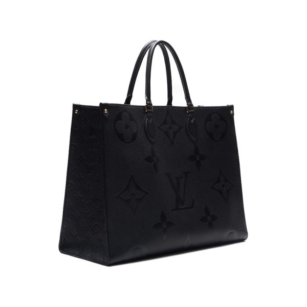 4 Louis Vuitton On The Go GM Monogram Tote Bag Noir Black