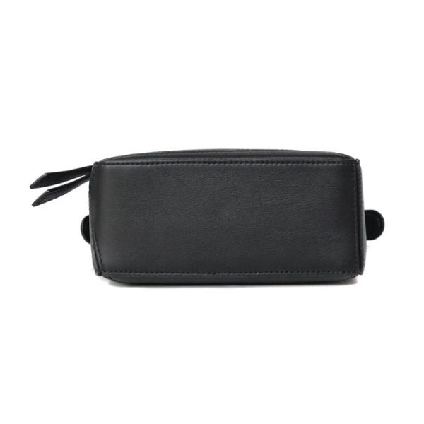 4 Loewe Puzzle Bag Mini Shoulder Bag Classic Calf Leather Black