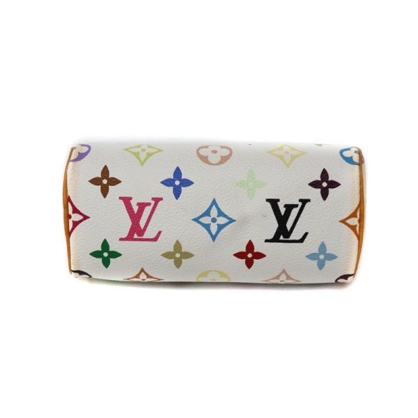 4 Louis Vuitton Mini Speedy Shoulder Handbag Monogram Multicolor