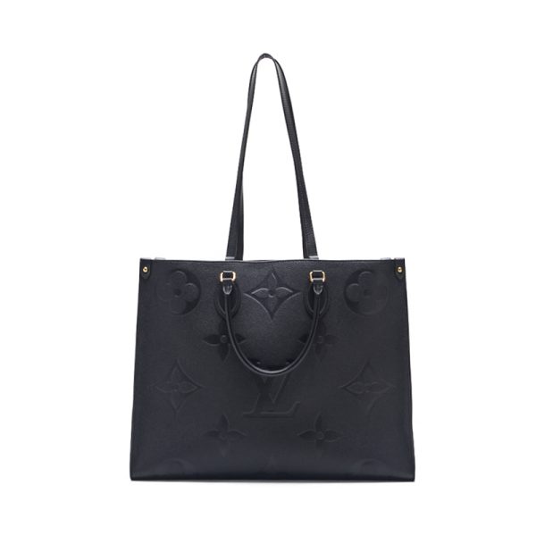 4 Louis Vuitton On The Go GM Monogram Tote Bag Noir Black