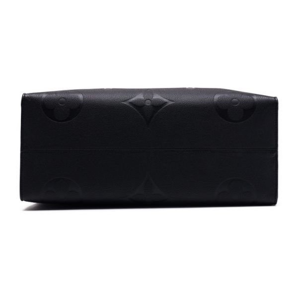 4 Louis Vuitton On The Go GM Monogram Empreinte Tote Bag Noir Black