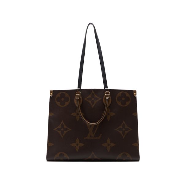 4 Louis Vuitton On The Go GM Monogram Giant Tote Bag Brown