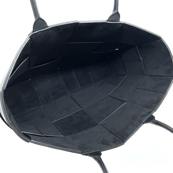 4 Bottega Veneta Maxi Intrecciato Leather Tote Bag Black