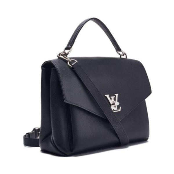 4 Louis Vuitton My Lock Me Taurillon Leather Handbag Noir Black