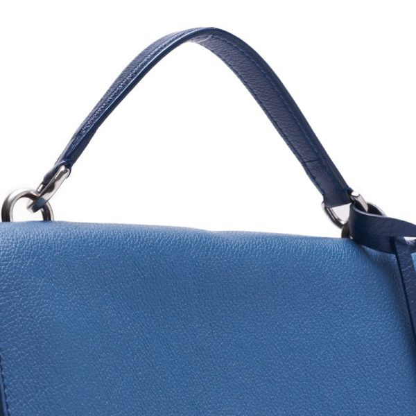 4 Louis Vuitton My Lock Me Taurillon Leather Handbag BlueIvory