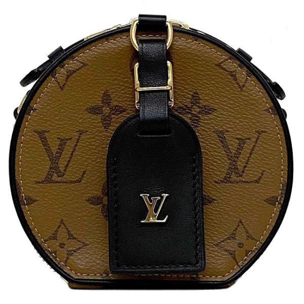 4 Louis Vuitton Mini Boite Chapeau Shoulder Bag Brown Black Gold Monogram