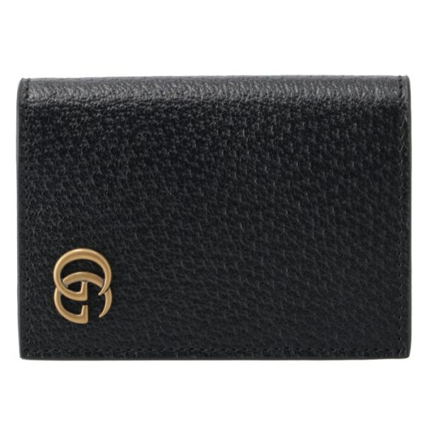 428737dj20t1000 1 Gucci Marmont Card Case Leather Black