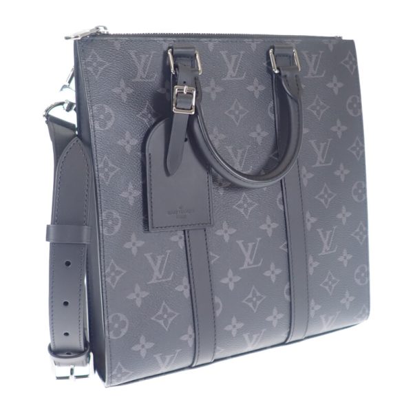 435508 01 Louis Vuitton Sac Plat Cross Handbag Tote Bag Black