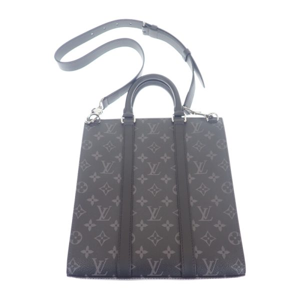 435508 02 Louis Vuitton Sac Plat Cross Handbag Tote Bag Black