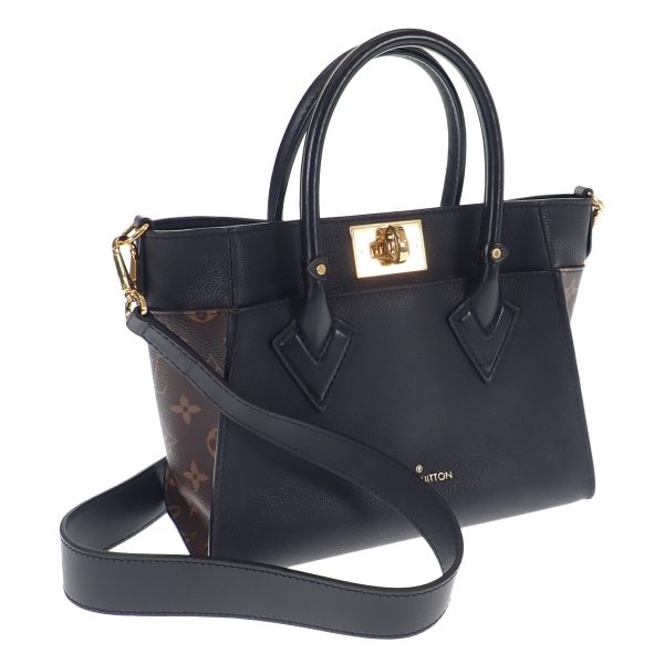 438685 01 Louis Vuitton On My Side PM 2way Bag Black