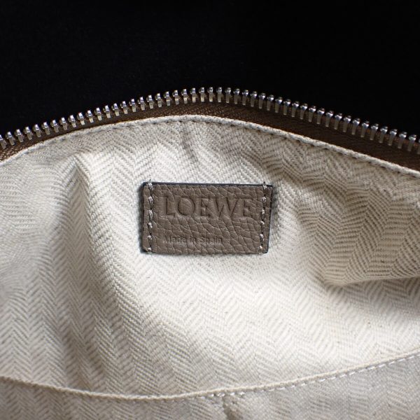 442270 10 Loewe Puzzle Edge Bag Large Handbag Shoulder Bag Beige