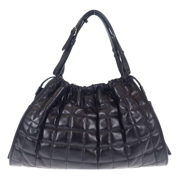 443028 03 Gucci Quilted Medium 2way Tote Shoulder Bag Black