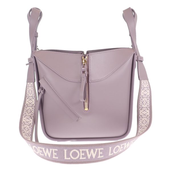 443922 05 Loewe Hammock Compact Handbag Purple