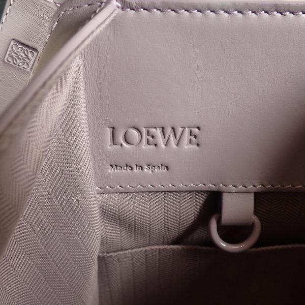 443922 08 Loewe Hammock Compact Handbag Purple
