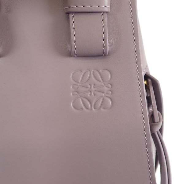 443922 09 Loewe Hammock Compact Handbag Purple