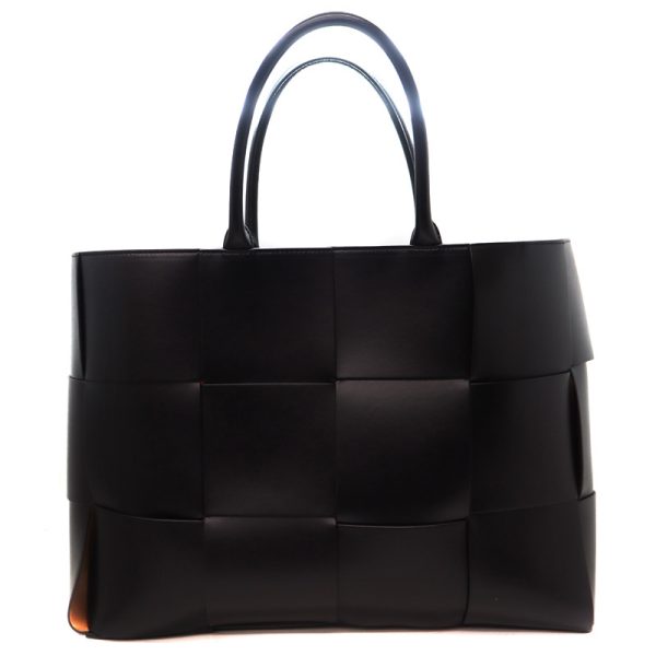 4928 1 1 Bottega Veneta Maxi Intrecciato Arcoto Tote Bag Black