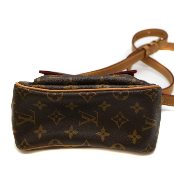 495 5 Louis Vuitton Vivacite PM Shoulder Bag Monogram Canvas Brown