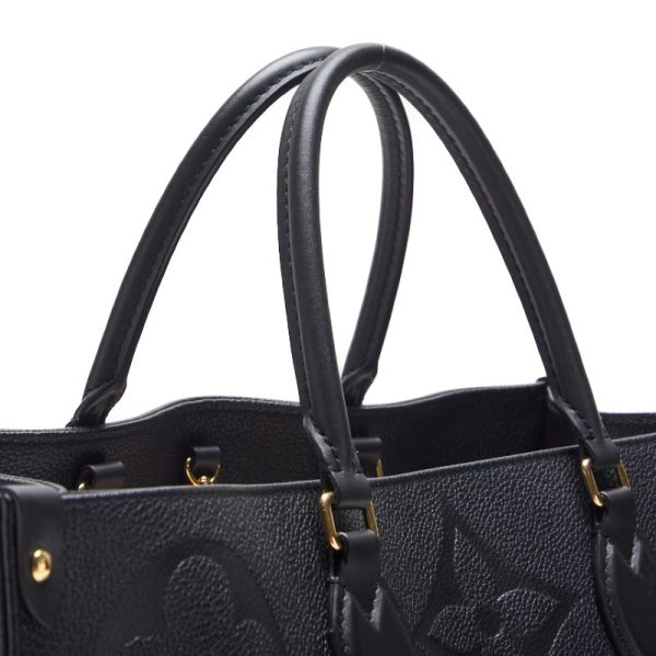 5 Louis Vuitton On The Go GM Monogram Tote Bag Noir Black