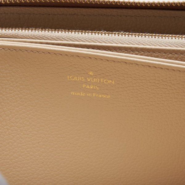 5 Louis Vuitton Monogram Empreinte Leather Long Wallet Beige