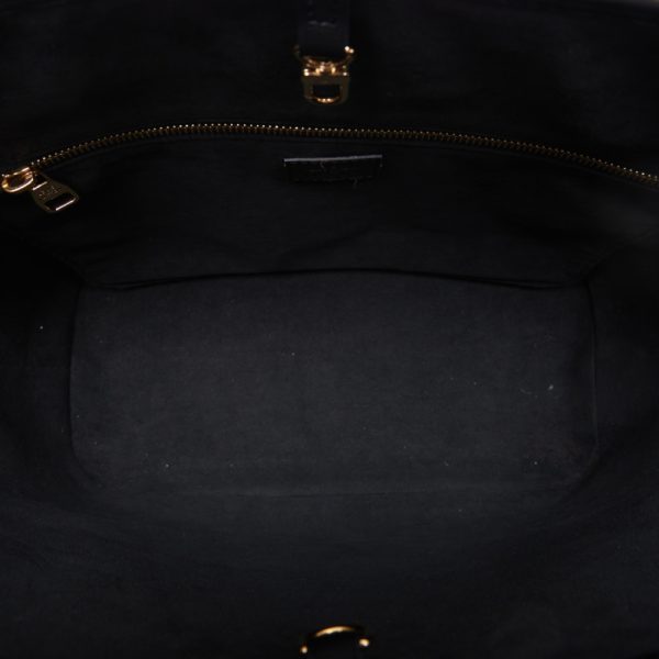 5 Louis Vuitton Nevafull MM Leather Tote Bag Noir Black