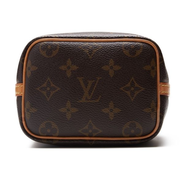 5 Louis Vuitton Nano Noe Leather Shoulder Bag Brown
