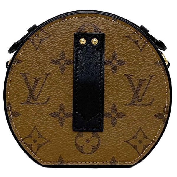 5 Louis Vuitton Mini Boite Chapeau Shoulder Bag Brown Black Gold Monogram