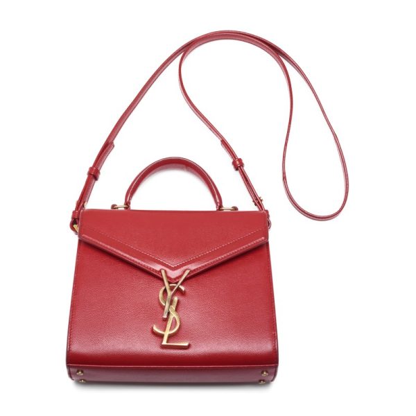 5 Saint Laurent Cassandra Mini Leather Handbag Red