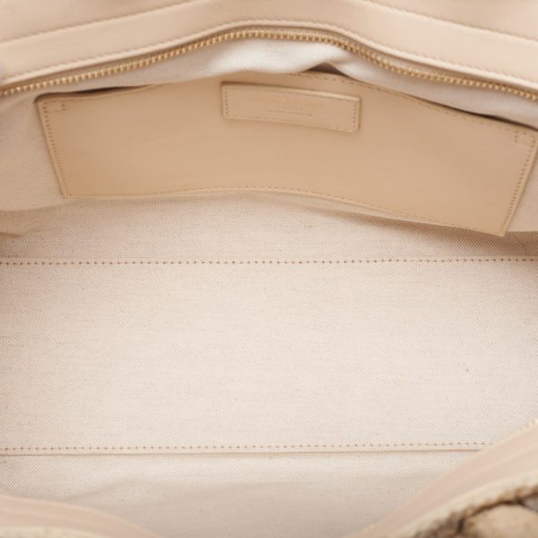 5 Saint Laurent Baby Downtown Cabas Leather Handbag Beige