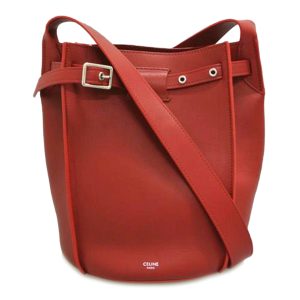 50424 1 Celine Leather Medium Shoulder Bag Light Caramel Crossbody Handbag Beige