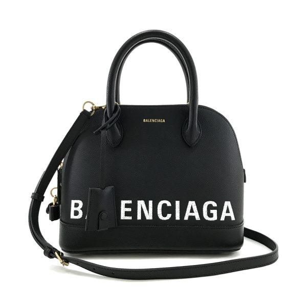 518873 0ot0m 1000 01 BALENCIAGA Bag Shoulder Bag Handbag 2WAY VILLE Leather Black