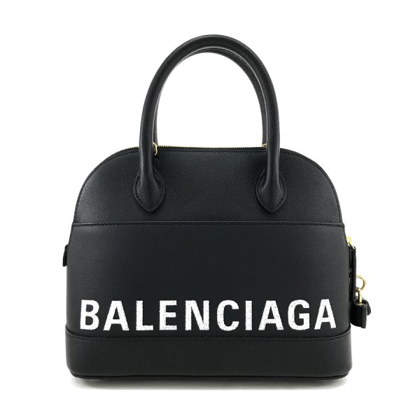 518873 0ot0m 1000 02 BALENCIAGA Bag Shoulder Bag Handbag 2WAY VILLE Leather Black