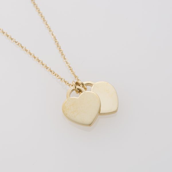 520410kwa550051 1 Tiffany Heart Mini K18 Necklace Gold