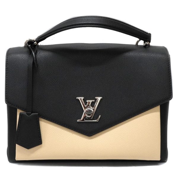 5242 1 Louis Vuitton My Lock Me Leather Handbag Black