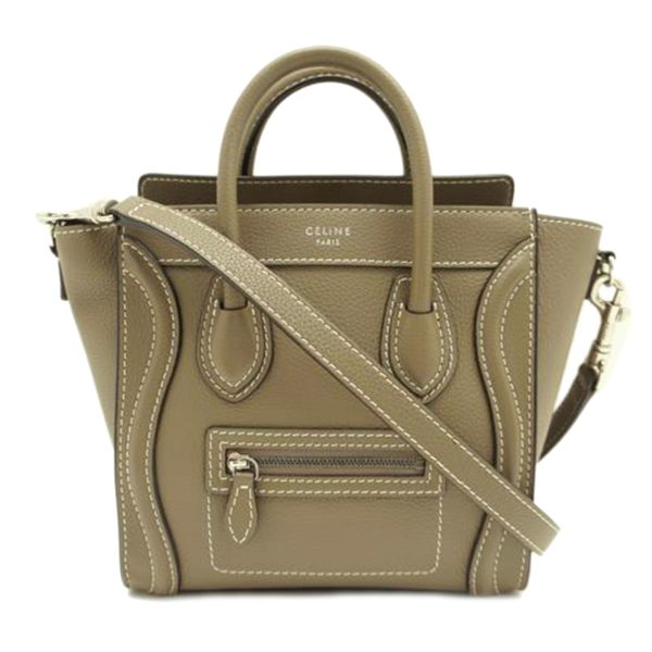 52961 1 Celine Nano Luggage 2 Way Shopper Bag