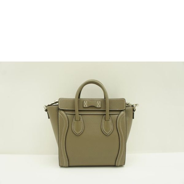 52961 2 Celine Nano Luggage 2 Way Shopper Bag