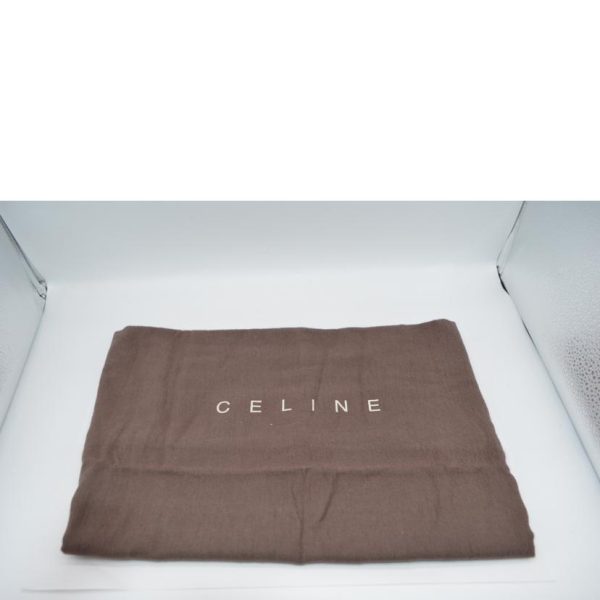 53350 6 Celine Macadam Leather Line Flap Shoulder Bag