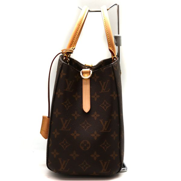 5457 3 LOUIS VUITTON Montaigne MM ShoulderHand Bag Monogram Canvas Brown