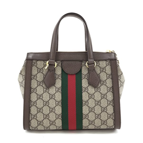 547551 k05nb 8745 02 GUCCI Bag Small Tote Bag 2WAY Shoulder Ophidia GG Supreme Canvas Beige Ebony